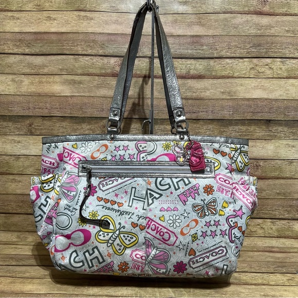 Coach Bandana Graffiti Baby Bag - Picture 1 of 10